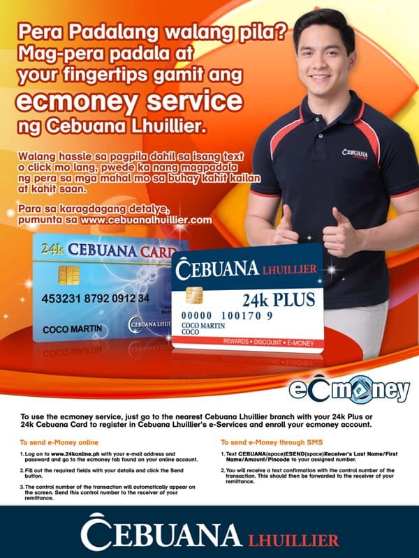 E Money Service Of Cebuana Lhuillier Cebuana Lhuillier Pawnshop